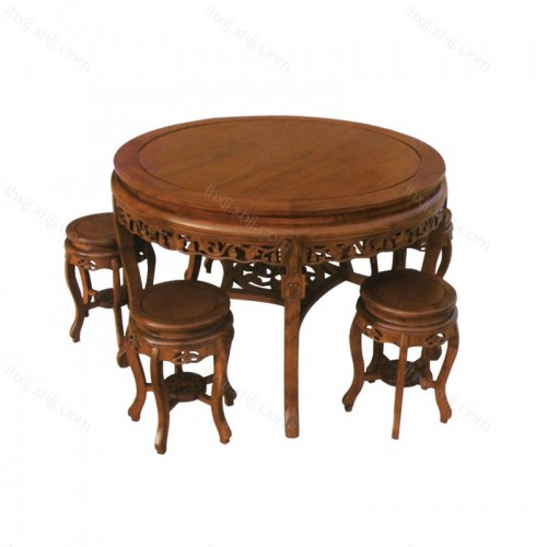 小户型榆木实木餐桌椅组合 CZY-03#