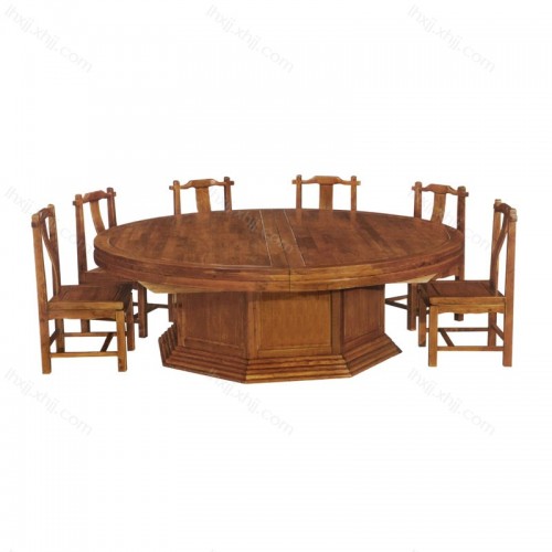 中式古典榆木餐桌椅 CZY-05#
