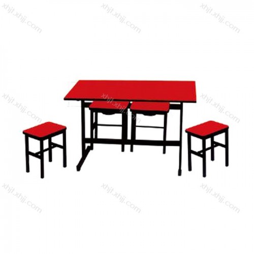 悬挂凳式餐桌圆凳子低价促销  快餐桌-07#