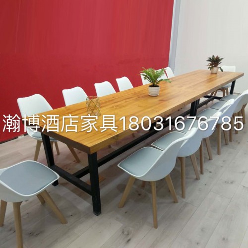 简约木制餐桌椅会议桌 21