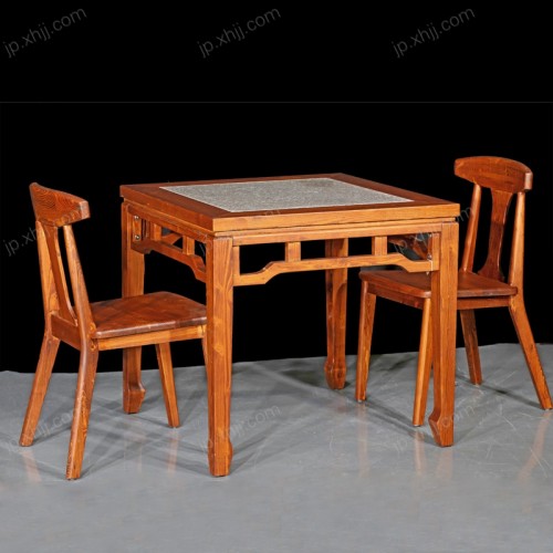 全实木重庆小面桌椅