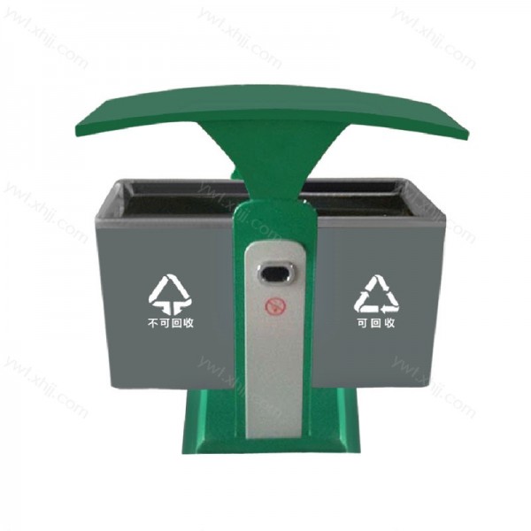 小区室外分类垃圾桶 环保果皮箱双桶   TPS-10