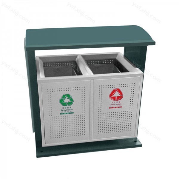 分类双桶 环保垃圾箱小区果皮箱 TPS-02