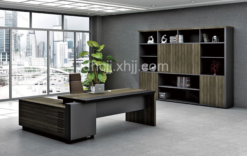 时尚老板桌定制价格 板式经理台尺寸 FD-JLT-03