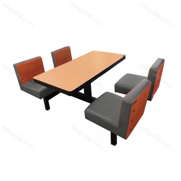 组合折叠单位食堂餐桌椅 YZ-CZY-02