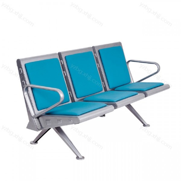 连排椅三人位不锈钢候诊椅公共座椅YZ-DHY-06