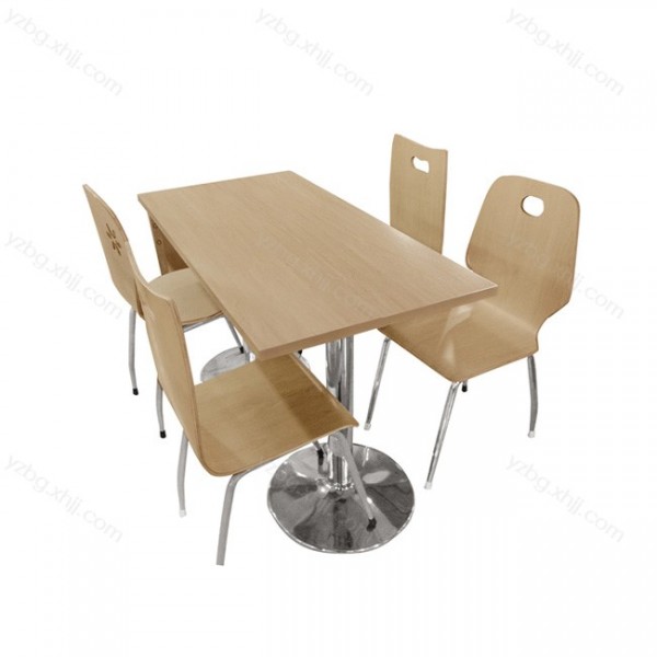 厂家特惠快餐桌椅汉堡小吃店分体餐桌椅  YZ-CZY-04