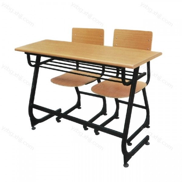 学校双人课桌椅定制厂家  YZ-KZY-18