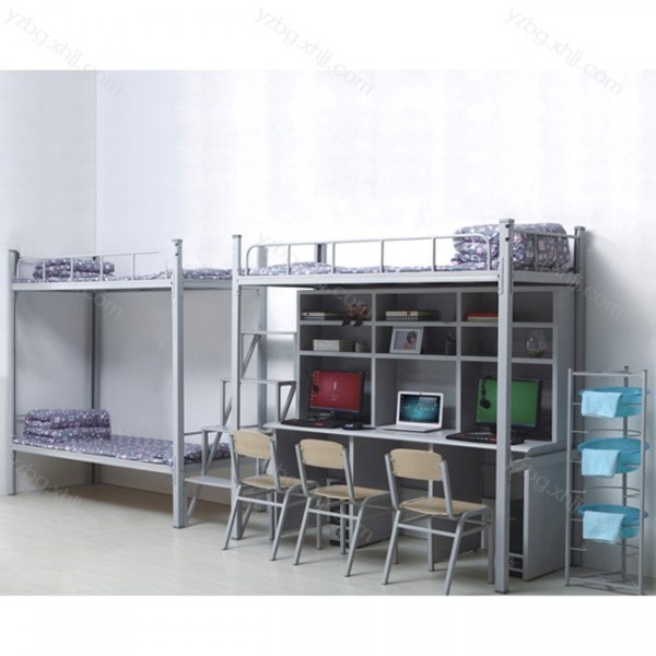 学生宿舍床上下铺床 钢制高低床 YZ-SXC-10