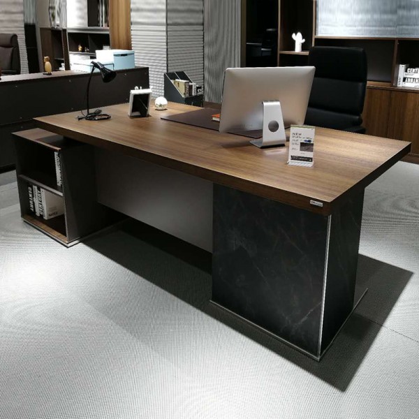 现代板式大班台总裁主管桌经理桌 b14-23