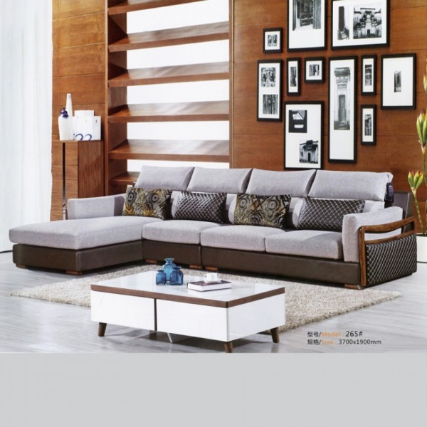 小户型转角沙发布艺沙发品牌厂家265#