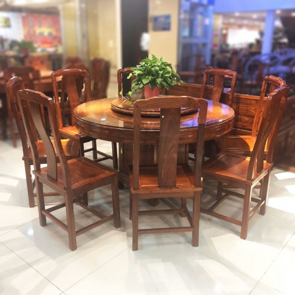 中式餐厅家具红木餐厅桌椅价格 CZY-05