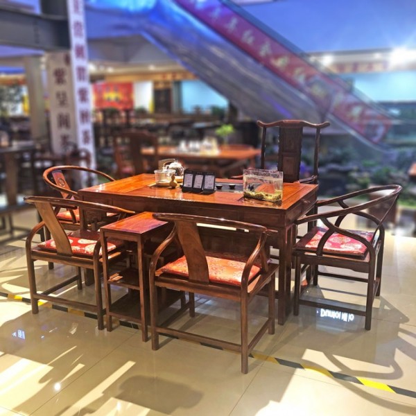 新中式茶桌椅 红木茶桌椅组合茶桌 CT-13