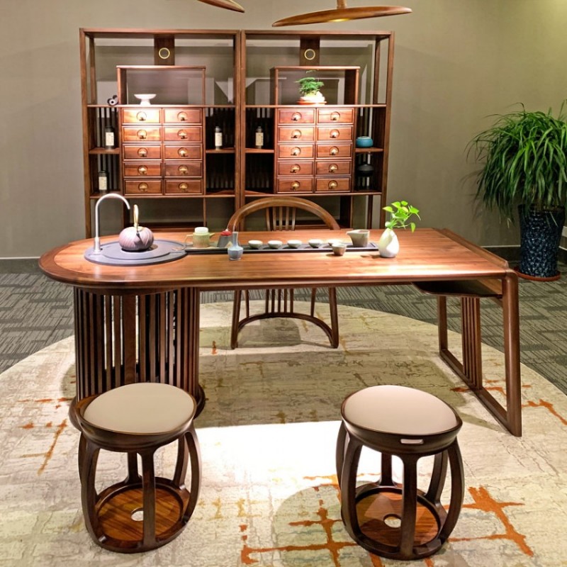 现代新中式实木会客茶桌椅 CSJJ-04#