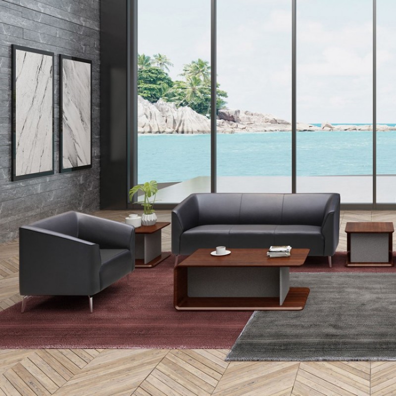 现代时尚商务办公组合沙发XMPA-LXC01+LXC02