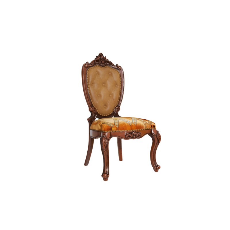 皇家臻品欧式古典实木餐厅餐椅 9011