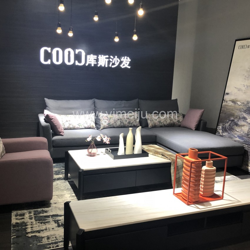 时尚高档客厅布艺沙发 简约布艺沙发茶几电视柜组合_8123