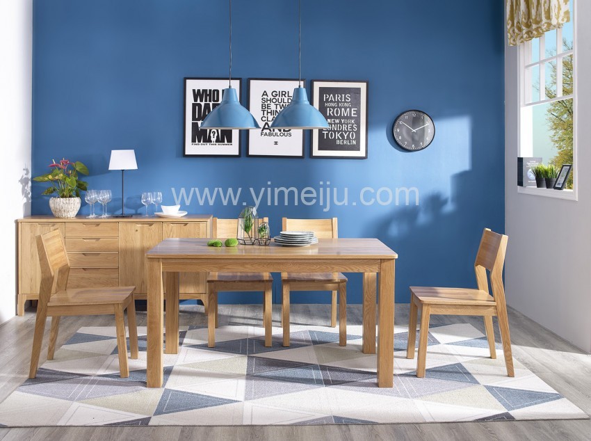 优木良匠淳系列北欧风餐厅餐桌椅餐边柜