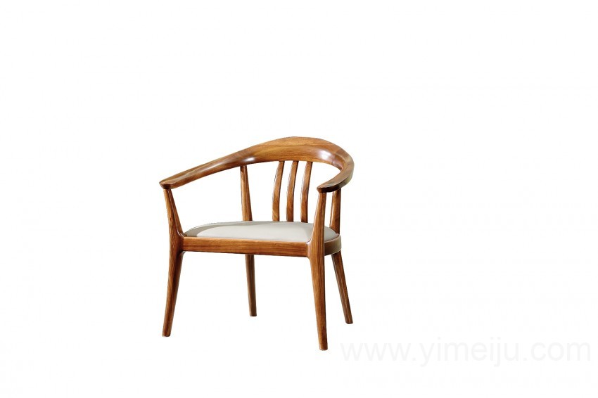 新桂铭悦池现代实木家具茶室YCE02茶台+YCE01茶椅+YCE01长茶凳
