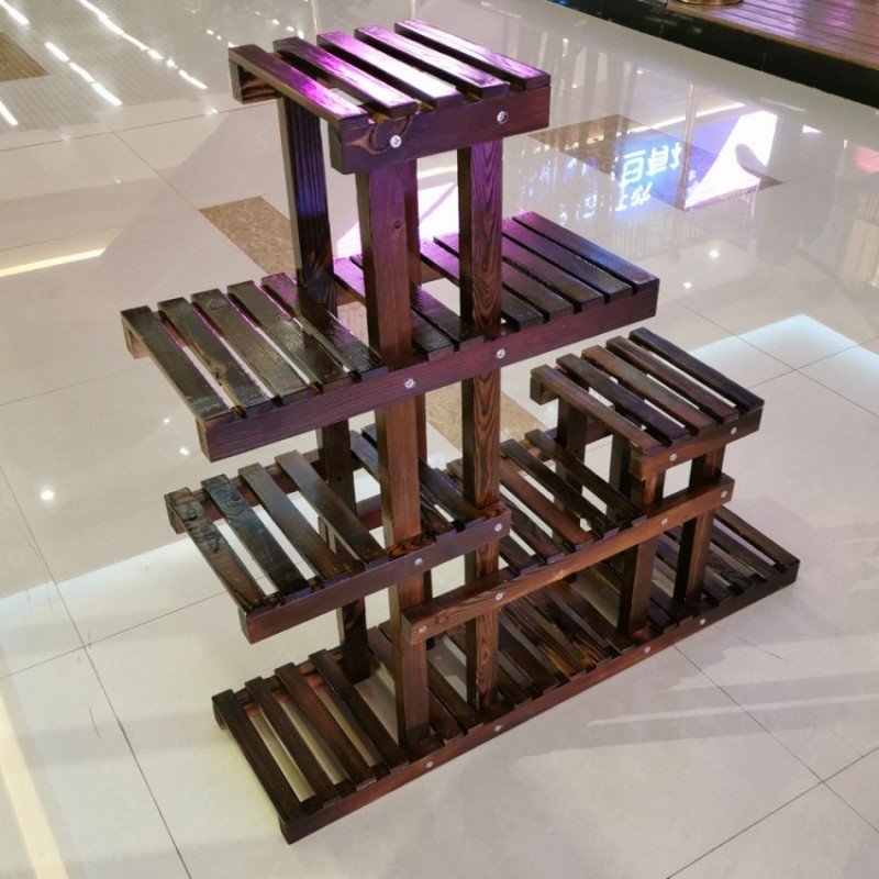 户外花架置物架防腐木架子