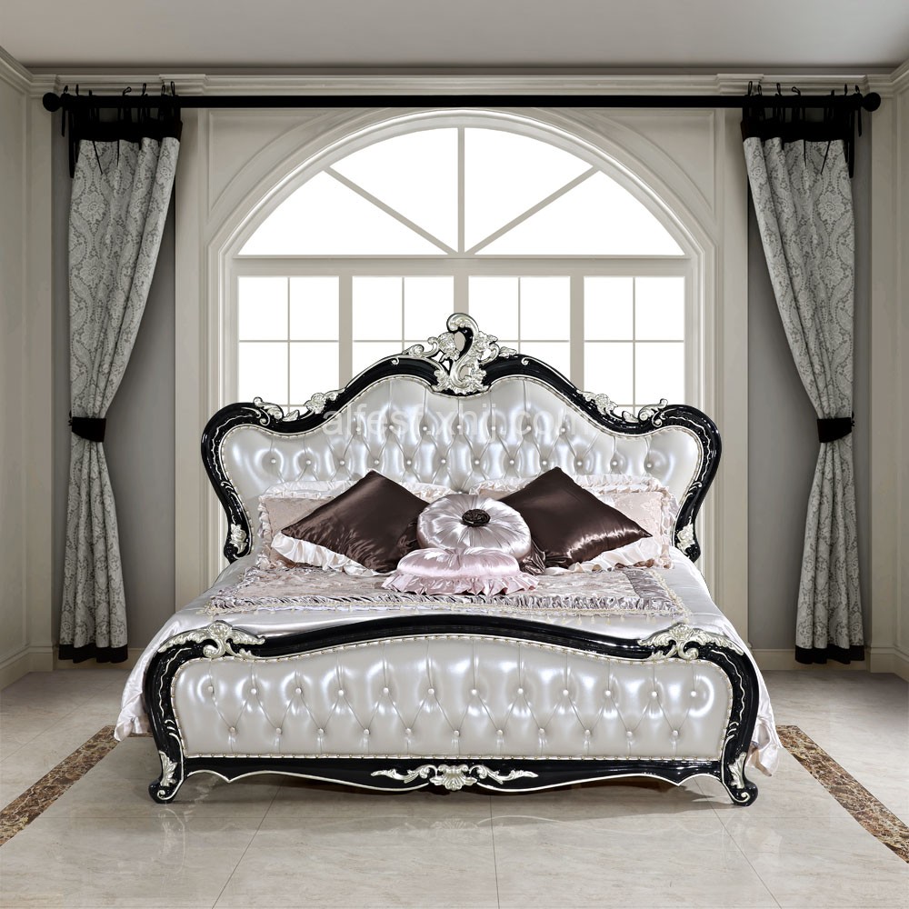 奢华欧式公主床双人皮床rc-04