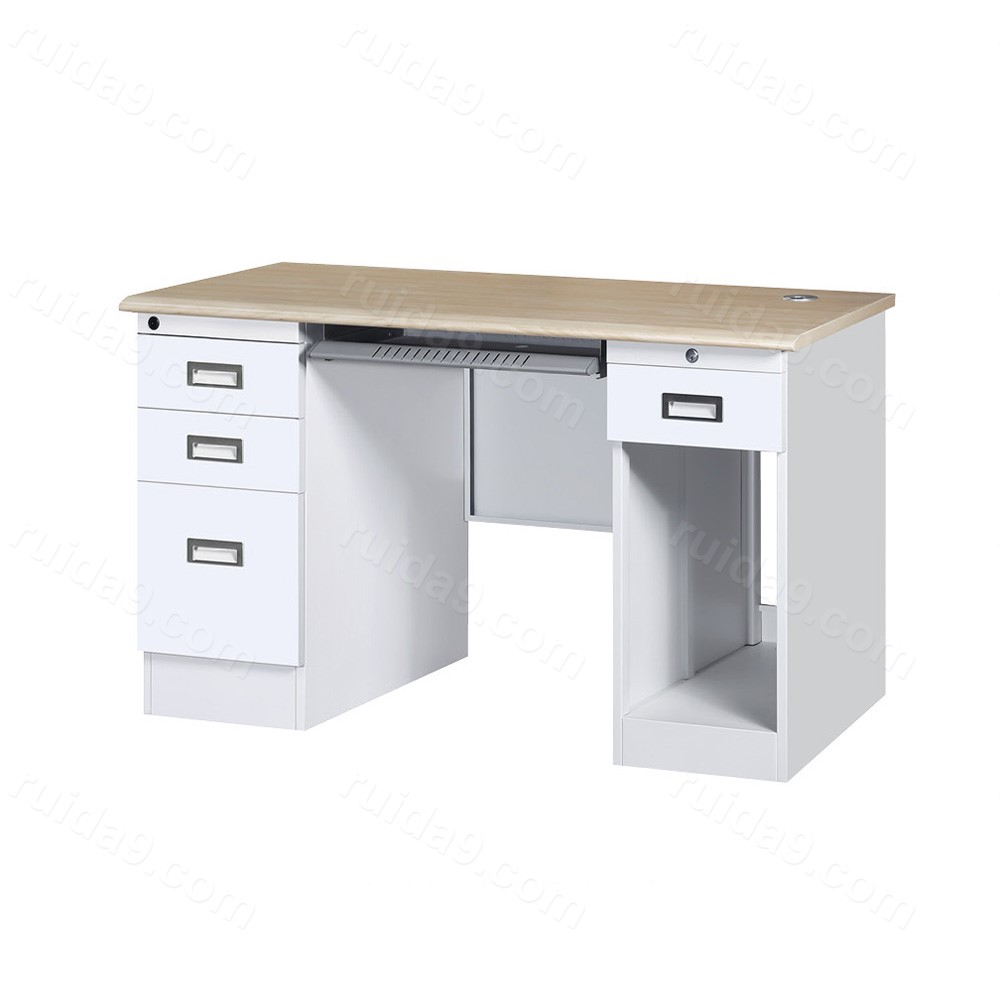 DNZ-01 纯白钢制电脑桌办公桌