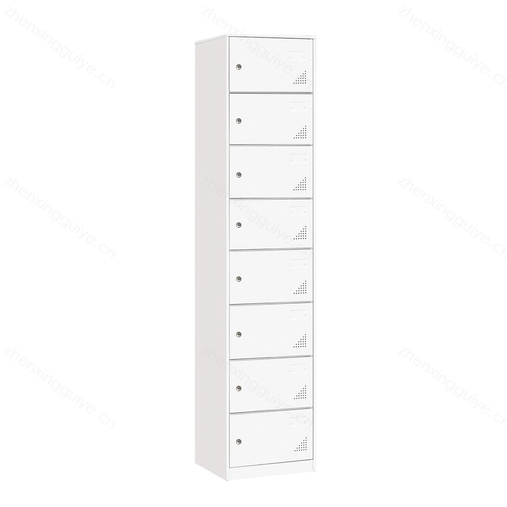BBG-19 薄边纯白竖八门柜 $ BBG-19 Thin edge pure white vertical eight door cabinet