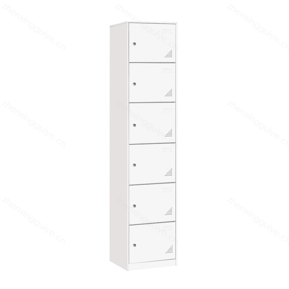 BBG-18 薄邊純白豎六門柜 $ BBG-18 Thin edge pure white vertical six door cabinet