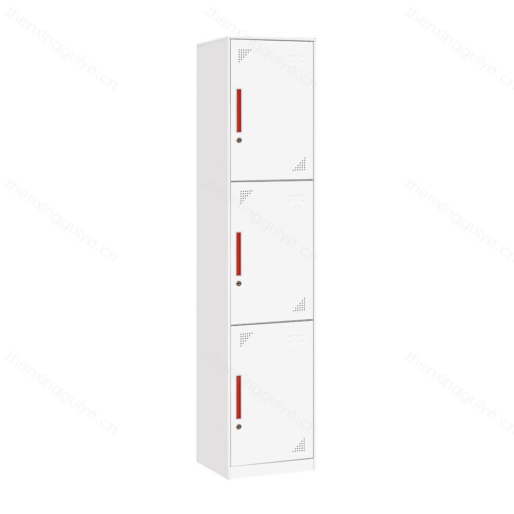 BBG-15 薄边纯白竖三门柜 $ BBG-15 Thin edge pure white vertical three door cabinet