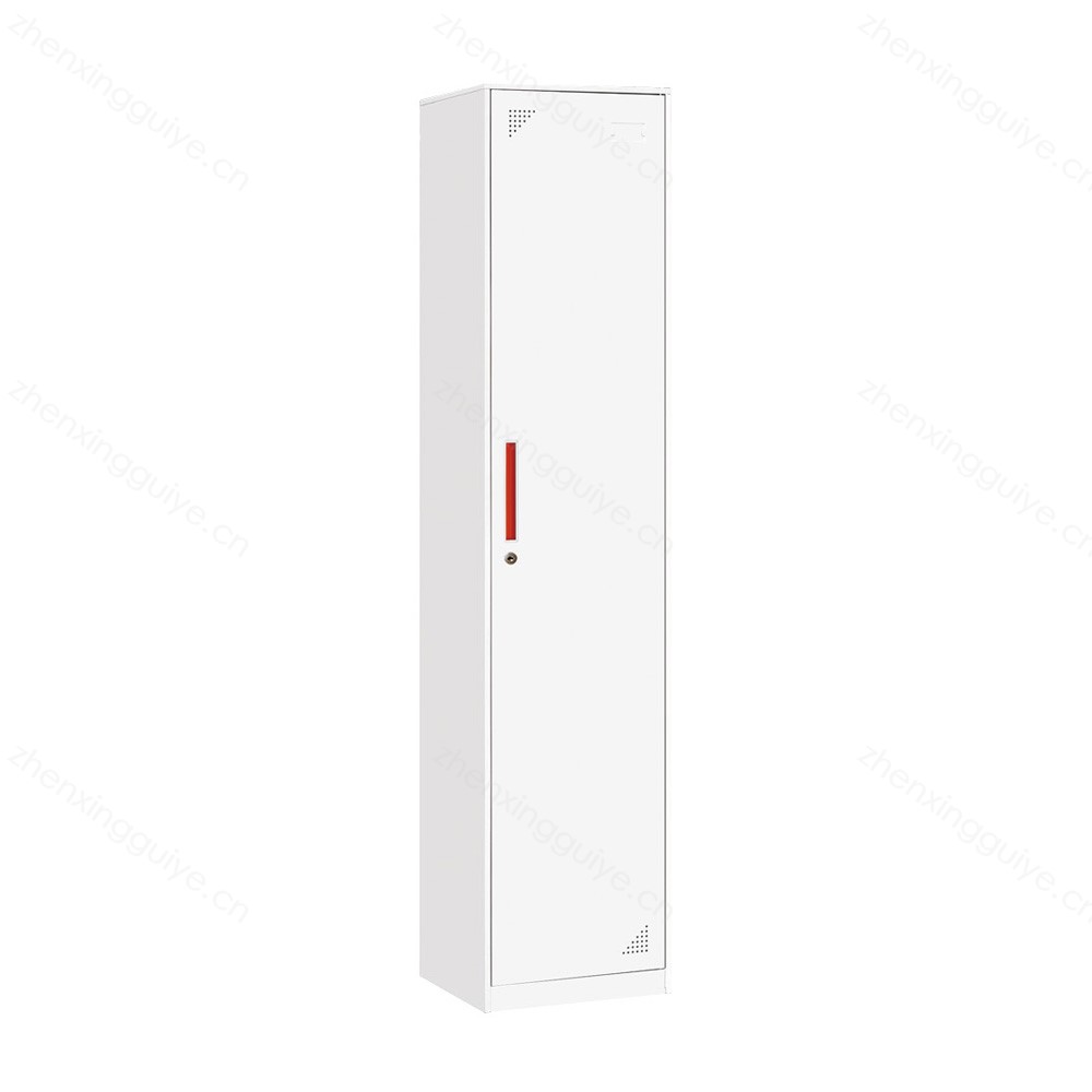 BBG-13 薄边纯白竖单门柜 $ BBG-13 Pure white vertical single door cabinet with thin edge