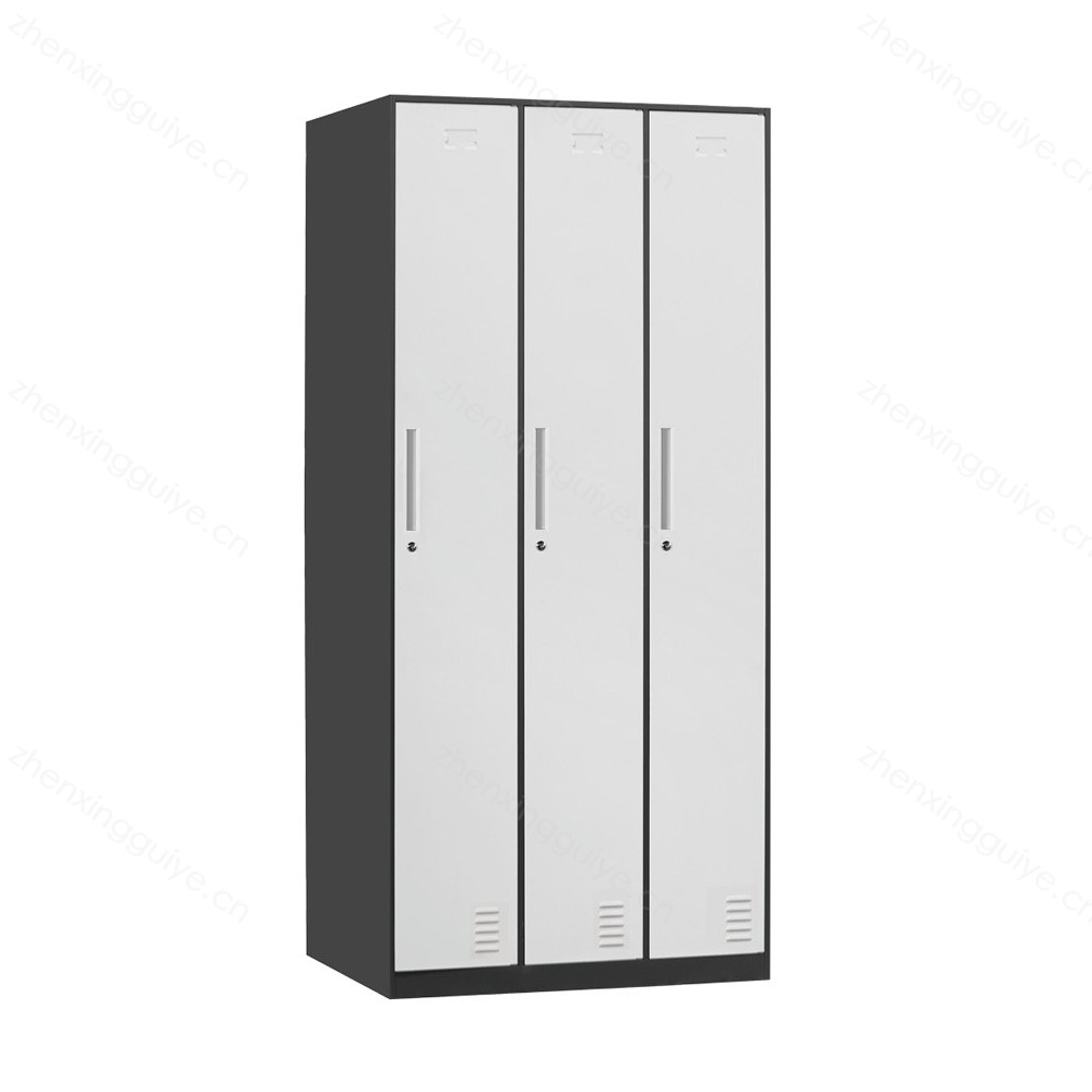 TSG-08 薄边套色三门更衣柜 $ TSG-08 Three door dressing cabinet with thin edge