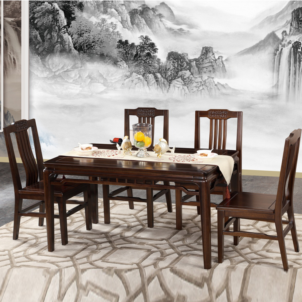 1# 新中式餐桌餐椅