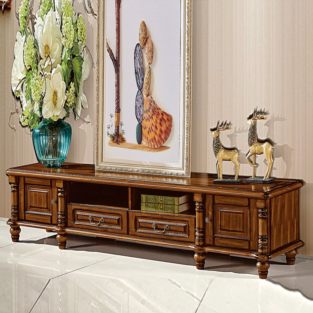美式家具美式实木电视柜5808