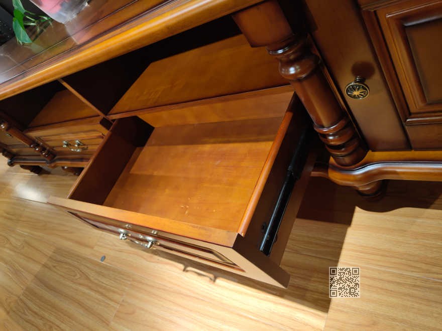 美式家具美式实木电视柜5808