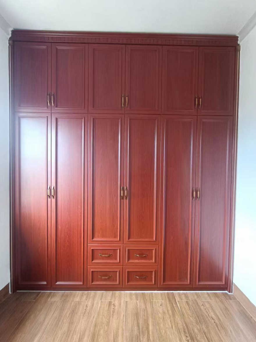 北京顺义全铝整板家具全铝卧室衣橱收纳柜厂家直销