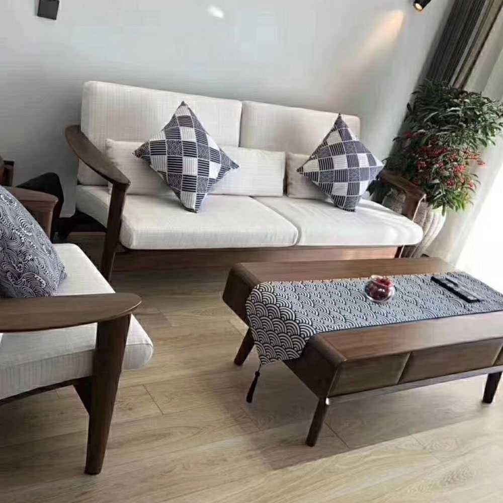 世尚雅轩悦系列潮流实木家具客厅沙发组合5