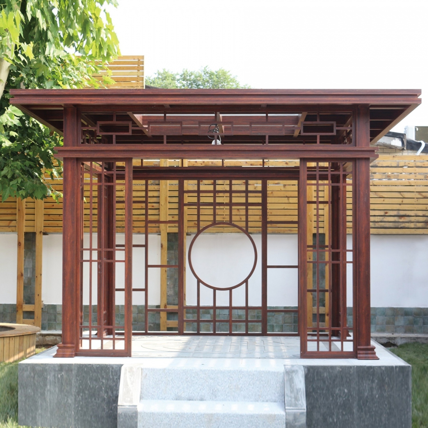 jdzdm55自建房庭院门铝艺大门