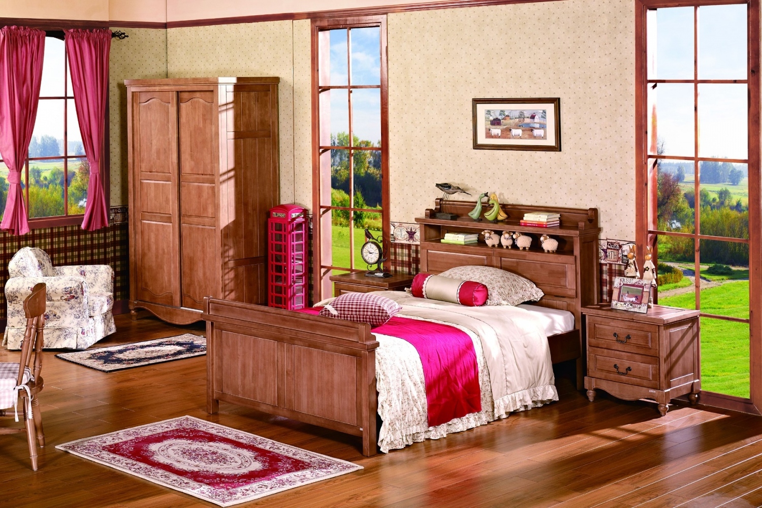 七彩人生英伦小屋儿童套房-温克雷