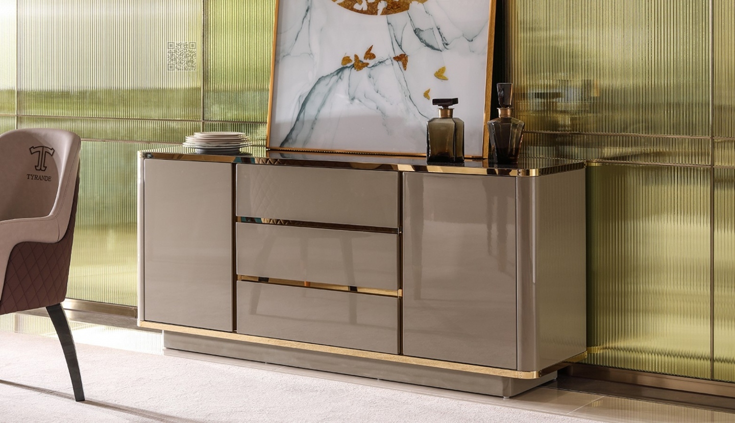 泰兰德轻奢系列-边柜3__宜美居家具