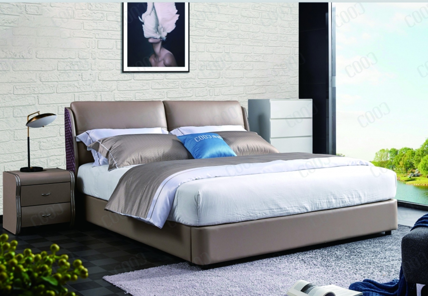 库斯家居-时尚软体大床10