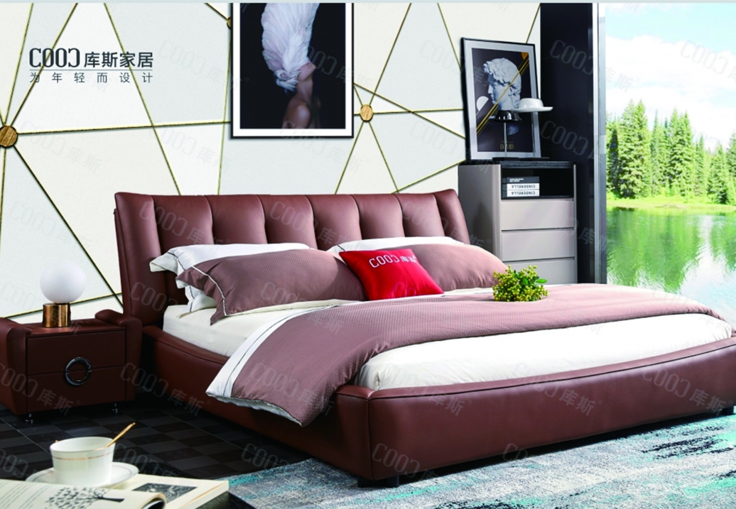 库斯家居-时尚软体大床11