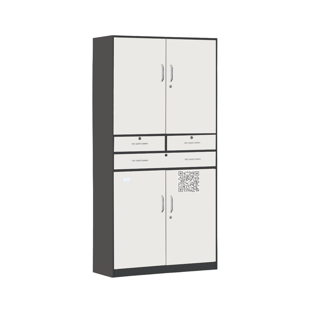 TS-14 中三屉铁门文件柜