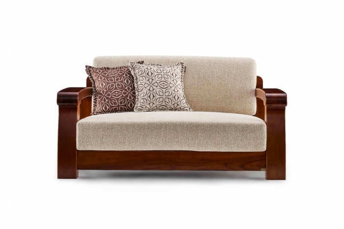 莫霞悦木系列实木112双人沙发