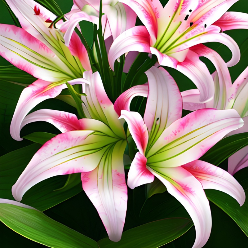 1 百合花
