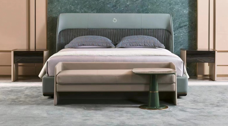 卡瑞第原创设计轻奢系列卧室大床组合06