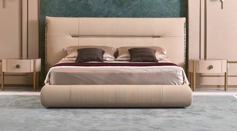 卡瑞第原创设计轻奢系列卧室大床组合09