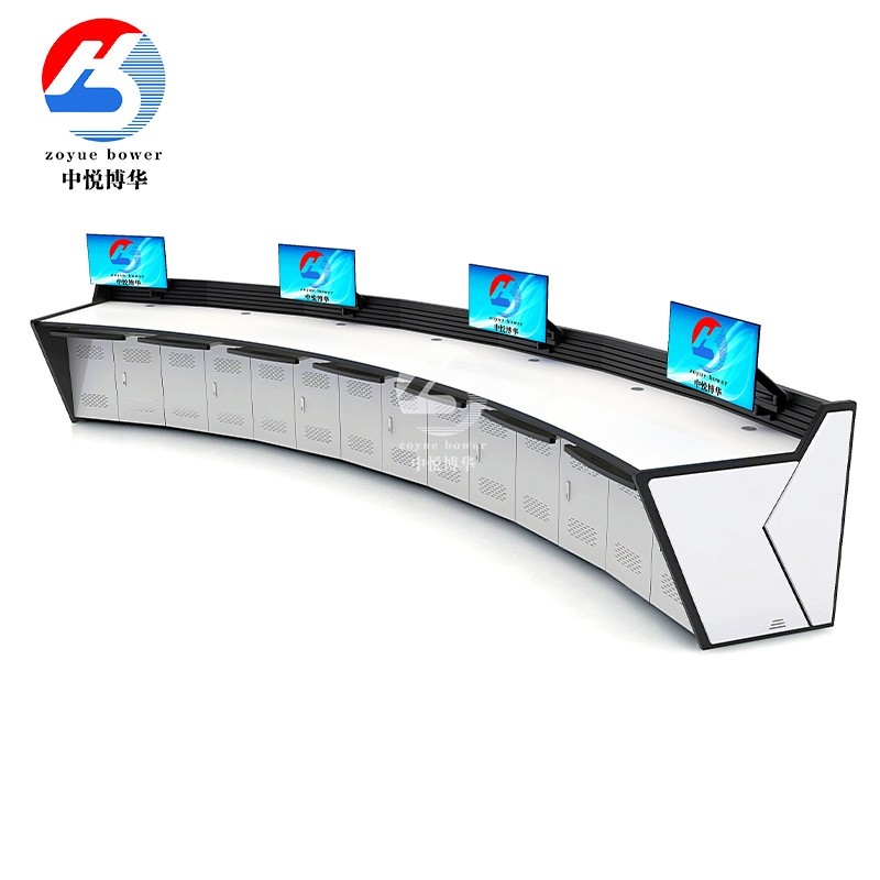 监控室操作台弧形调度台办公桌KS