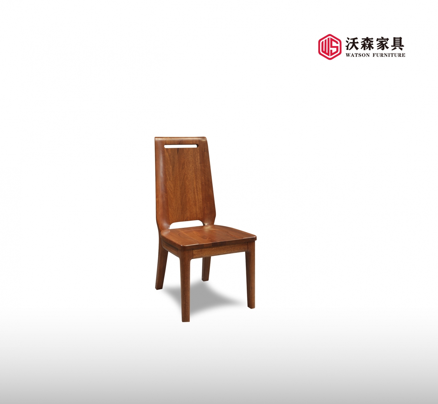 沃森实木家具系列餐椅01