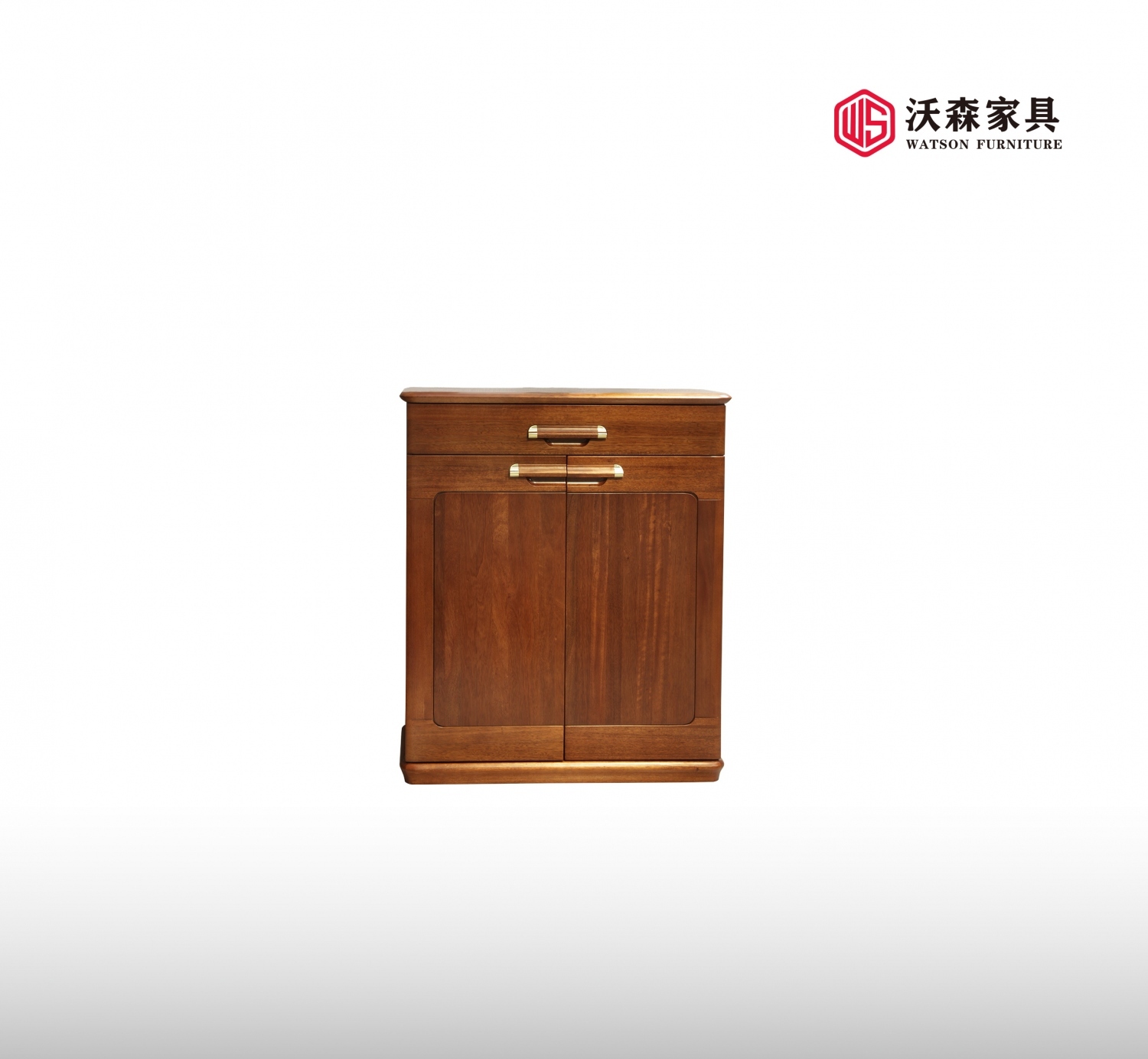 沃森实木家具系列鞋柜01