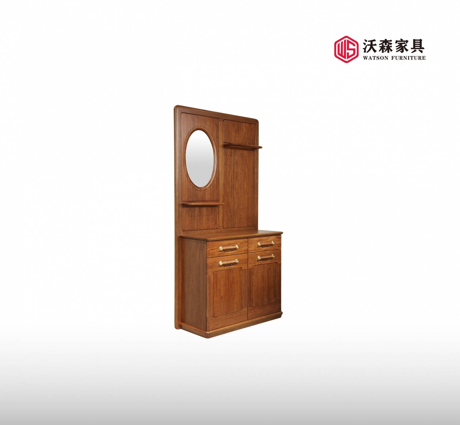 沃森实木家具系列门厅柜